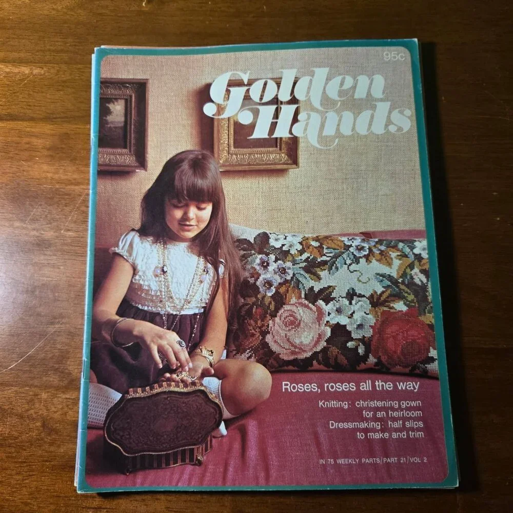 Golden Hands weekly magazine Part 21-25 Vol 2 Knitting Dressmaking Needlecraft